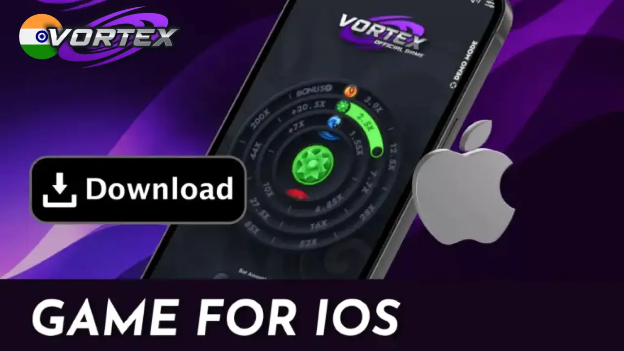 Simple steps to download the Vortex game on iPhone or iPad for players in India.